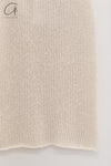 SWAYING 24 Autumn and Winter Thick Seamless Straight Skirt SW-SW24AW3B02-BAI White
